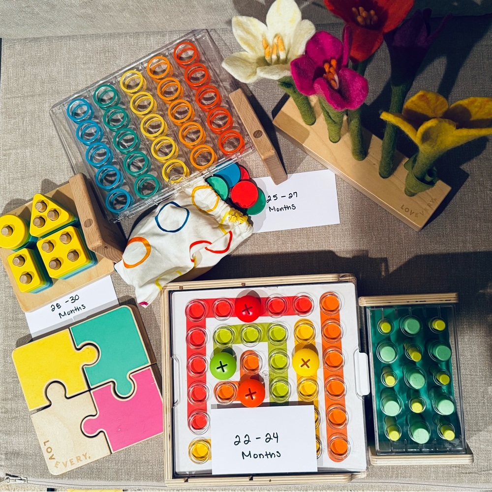 Vibrant Puzzle and Sorting Set for Kids